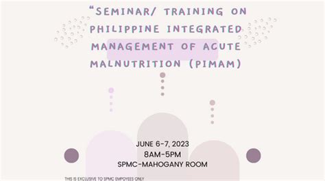 philippine integrated management of acute malnutrition doh|Revised on May 2020 .